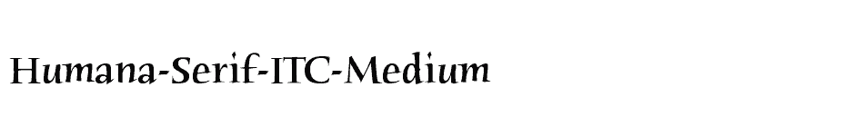 font Humana-Serif-ITC-Medium download