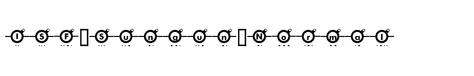 font ISF-Sungun-Normal download