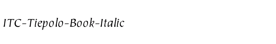 font ITC-Tiepolo-Book-Italic download