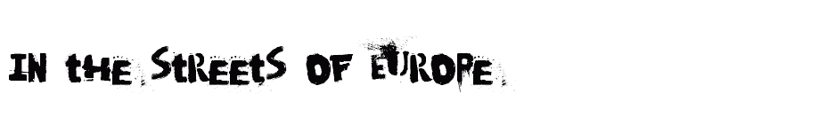 font In-the-streets-of-Europe download