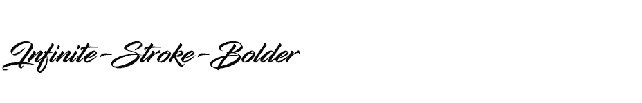 font Infinite-Stroke-Bolder download