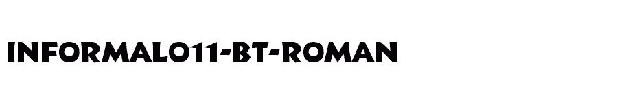 font Informal011-BT-Roman download
