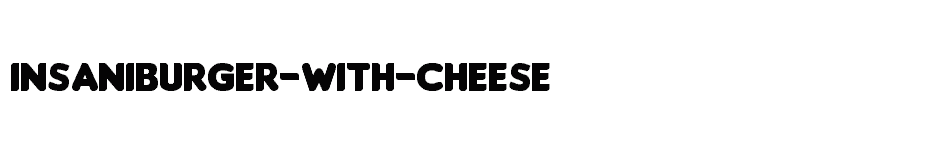 font Insaniburger-with-Cheese download