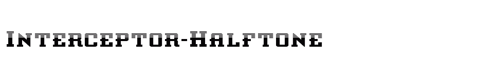 font Interceptor-Halftone download