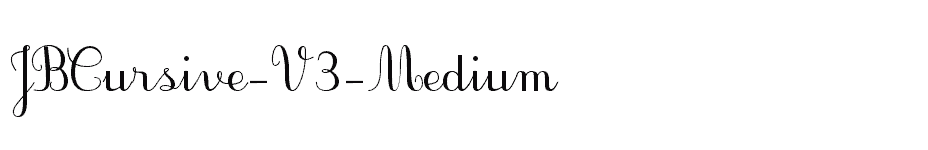 font JBCursive-V3-Medium download