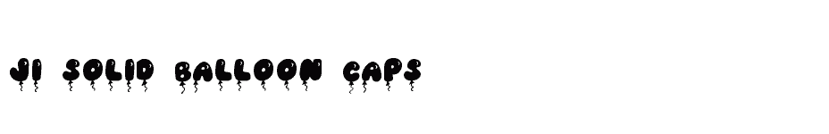 font JI-Solid-Balloon-Caps download