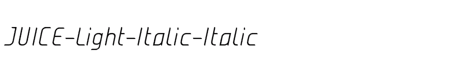 font JUICE-Light-Italic-Italic download