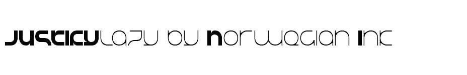 font JUSTIFYlazy-by-Norwegian-Ink download