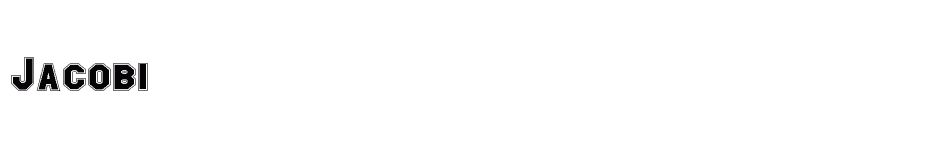 font Jacobi download