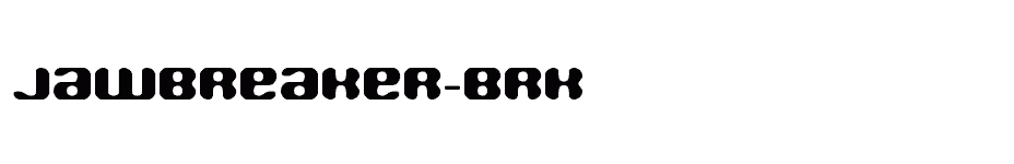 font Jawbreaker-BRK download