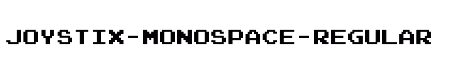 font Joystix-Monospace-Regular download