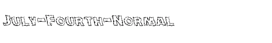 font July-Fourth-Normal download