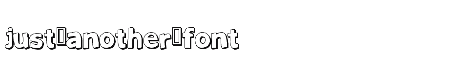 font Just-Another-Font download