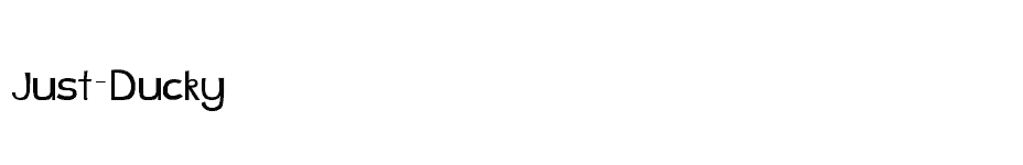 font Just-Ducky download
