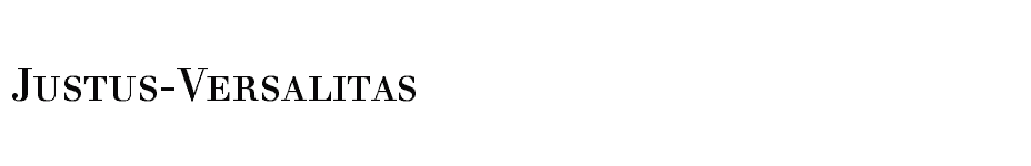font Justus-Versalitas download