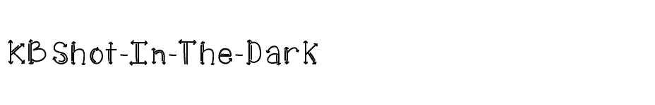 font KBShot-In-The-Dark download