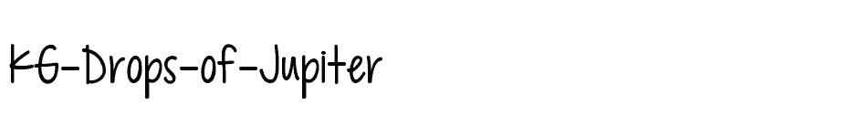 font KG-Drops-of-Jupiter download