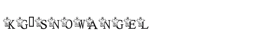 font KG-SNOWANGEL download