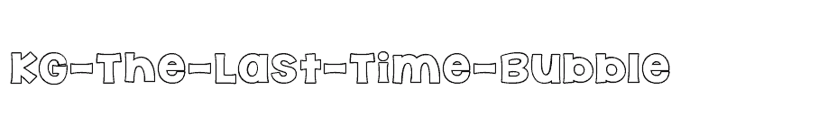 font KG-The-Last-Time-Bubble download