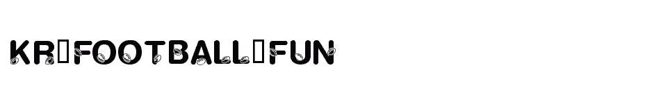 font KR-Football-Fun download