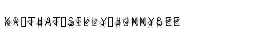 font KR-That-Silly-Hunnybee download