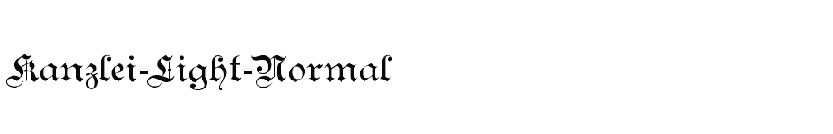 font Kanzlei-Light-Normal download