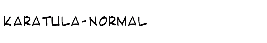 font Karatula-Normal download