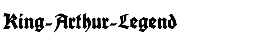 font King-Arthur-Legend download