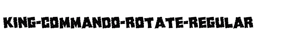 font King-Commando-Rotate-Regular download