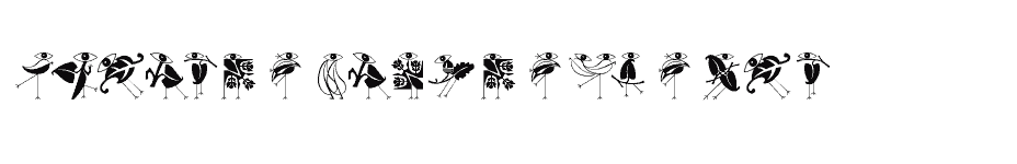 font Kleins-Birds-No-Ten download