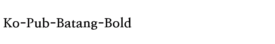 font Ko-Pub-Batang-Bold download