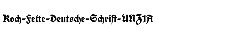 font Koch-Fette-Deutsche-Schrift-UNZ1A download