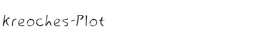 font Kreoches-Plot download