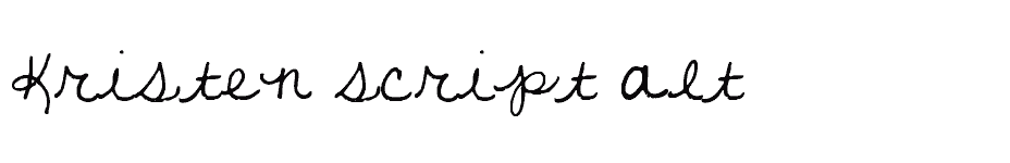 font Kristen-script-alt download