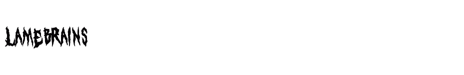 font LAMEBRAINS download