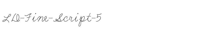 font LD-Fine-Script-5 download