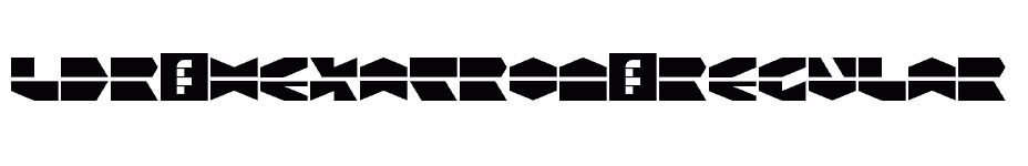 font LDR-HEXATRON-Regular download