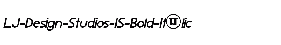 font LJ-Design-Studios-IS-Bold-Italic download