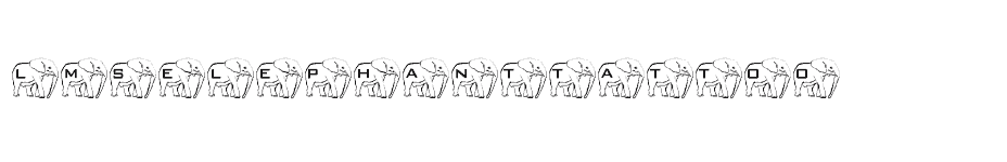 font LMS-Elephant-Tattoo download