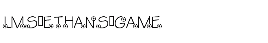 font LMS-Ethans-Game download