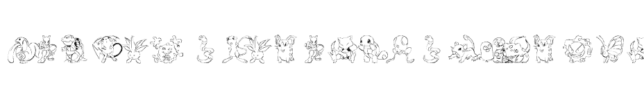 font LMS-Pokemon-Master-DingBat download