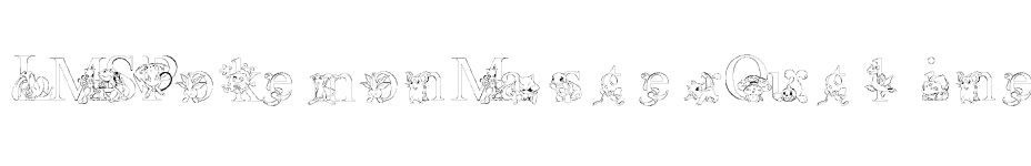 font LMS-Pokemon-Master-Outline download