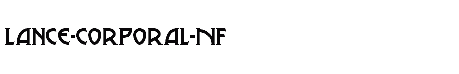 font Lance-Corporal-NF download