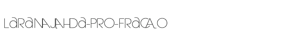 font Laranjha-Pro-Fraco download