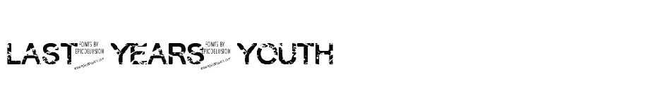 font Last-Years-Youth download