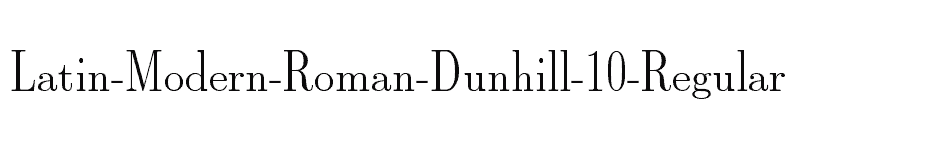 font Latin-Modern-Roman-Dunhill-10-Regular download