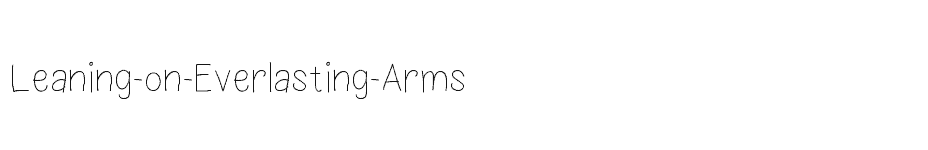 font Leaning-on-Everlasting-Arms download