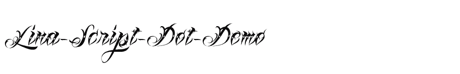 font Lina-Script-Dot-Demo download