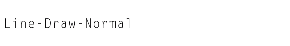 font Line-Draw-Normal download