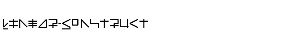 font Linear-Konstrukt download